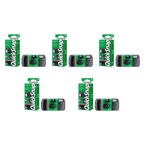 Fuji - QuickSnap Flash 400 Disposable camera 5x Bundle