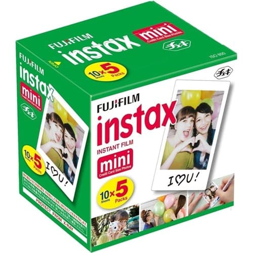 Fuji - Instax Mini Film 50 Shots - Bundle