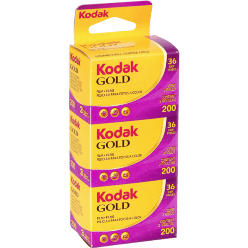 Kodak Gold 200 35mm Farvefilm – ISO 200, 36 Eksponeringer (3-pak)